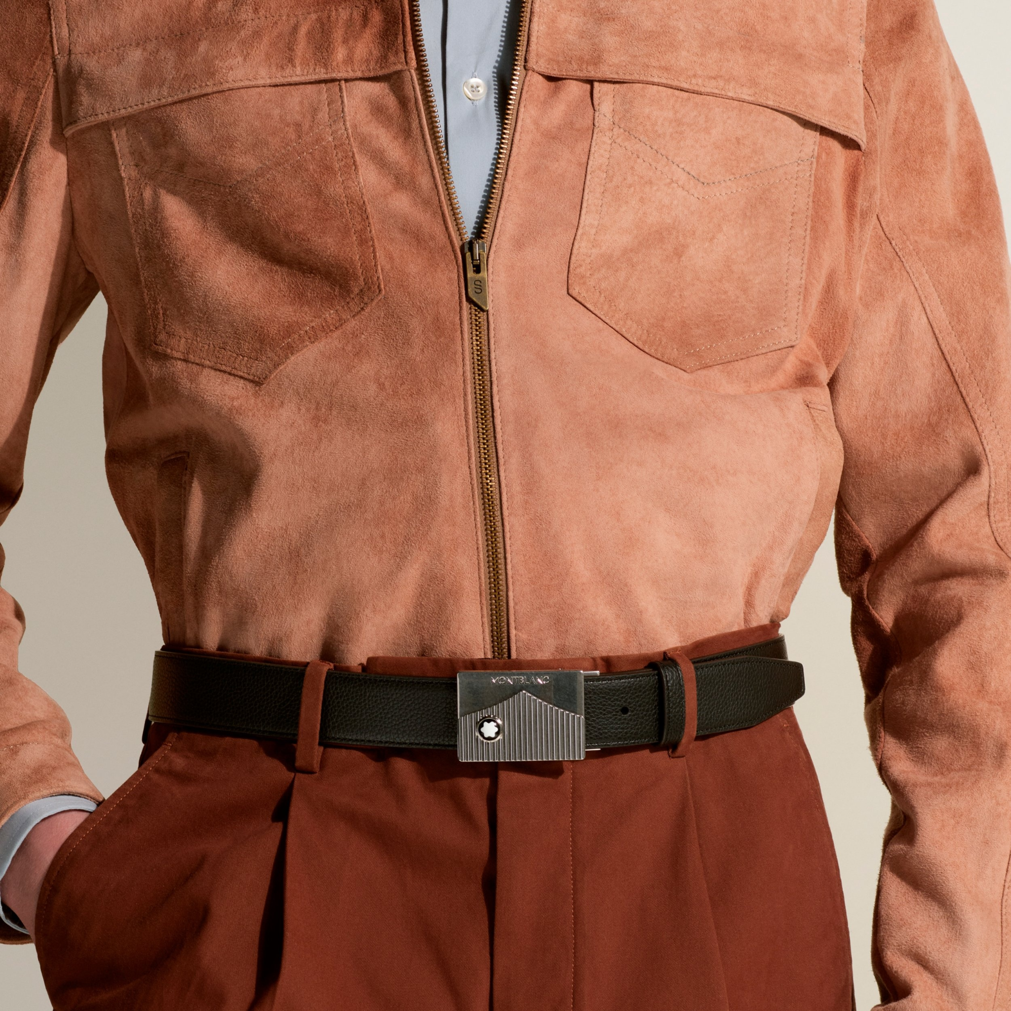 Alternative view of Thắt Lưng MontBlanc Reversible Leather 'Black' MB199108