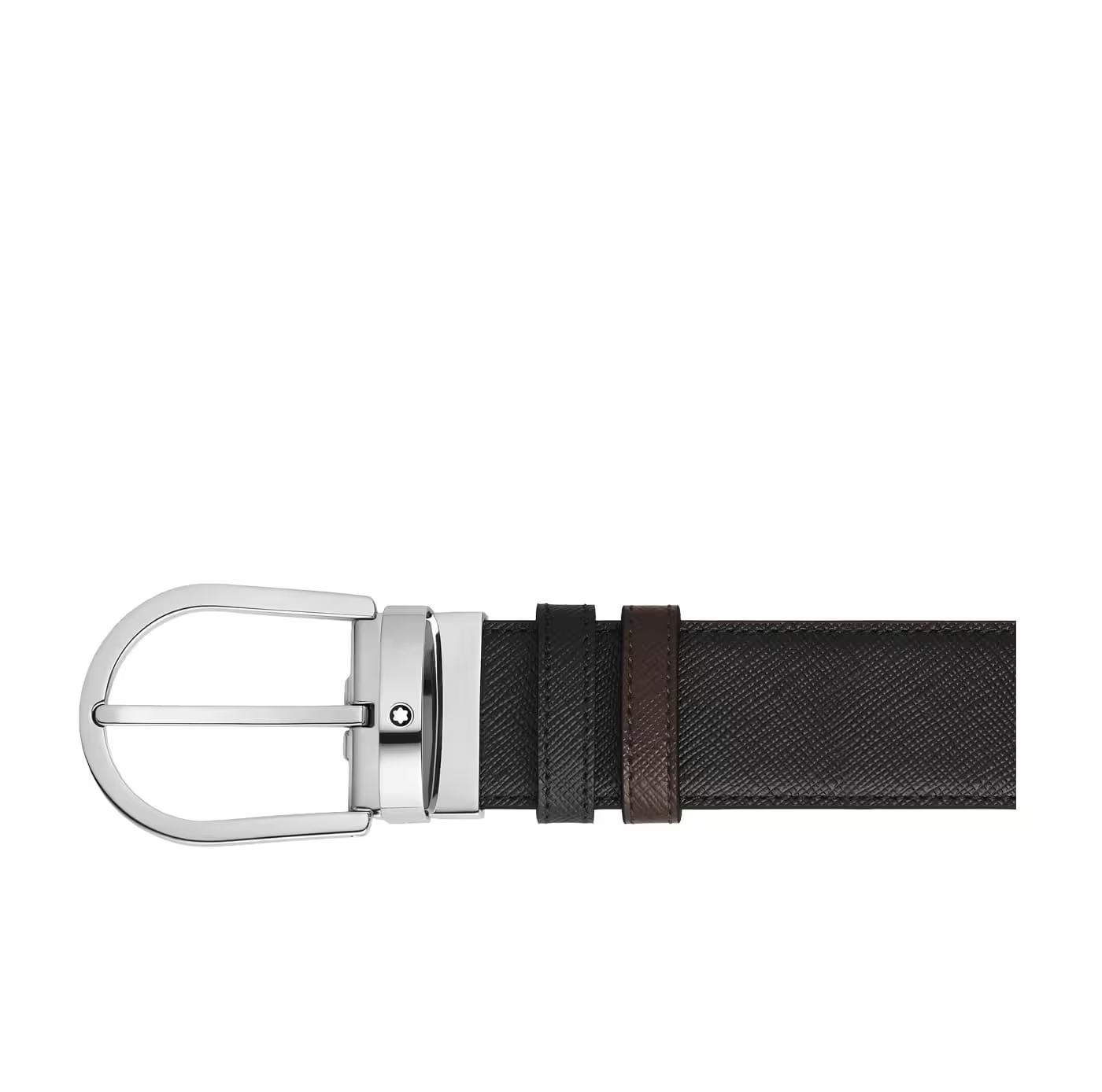 Alternative view of Thắt Lưng MontBlanc Sartorial Horseshoe Leather 'Black' MB222145