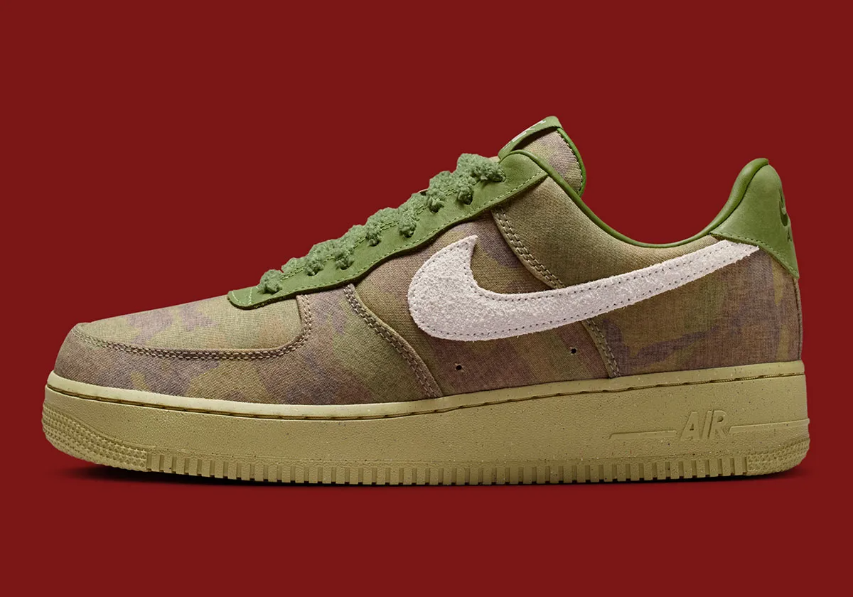 Alternative view of Giày Nike Air Force 1 Low 'Wheatgrass Camo' IO5011-300