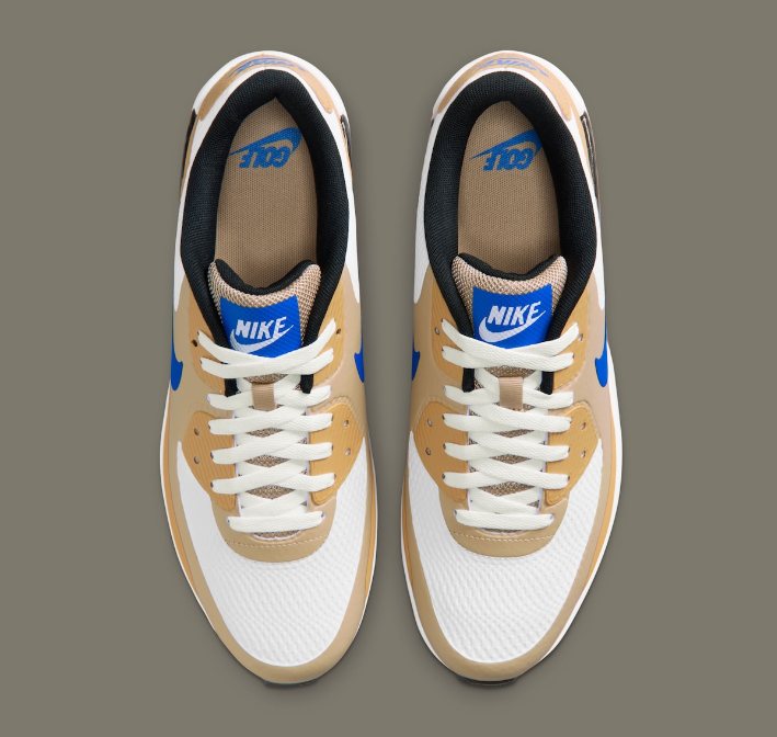 Alternative view of Giày Nike Air Max 90 Golf 'White Linen Game Royal' HV9305-106