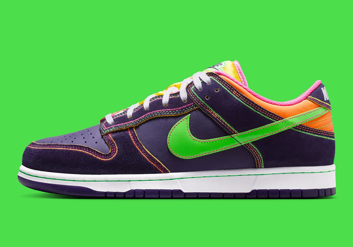 Alternative view of Giày Nike Dunk Low 'Neon Lights' IR1526-500