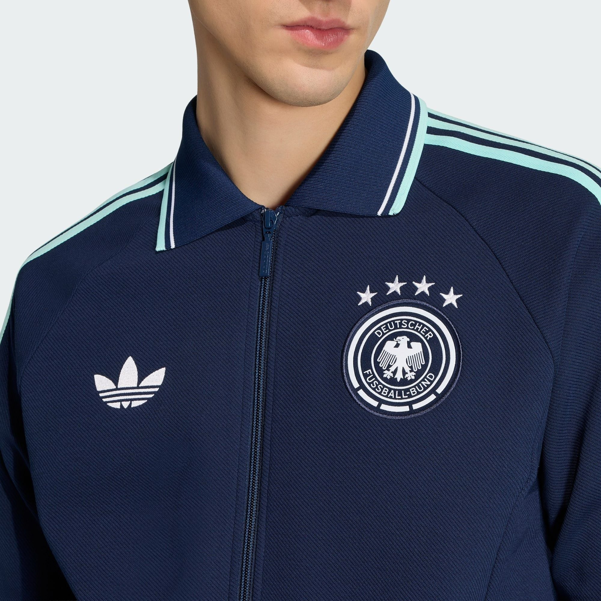 Alternative view of Áo Adidas Originals Germany Away Anthem Jacket 'Black' JZ9336