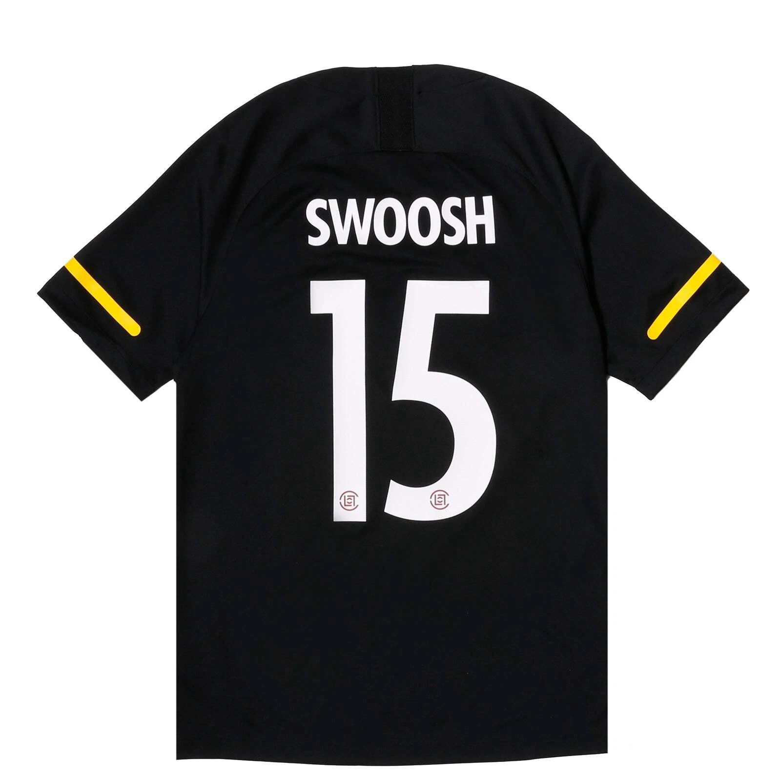 Alternative view of Áo Nike X Clot Soccer Jersey Black 15Th Anniversary 'Black Yellow' AV4992-010