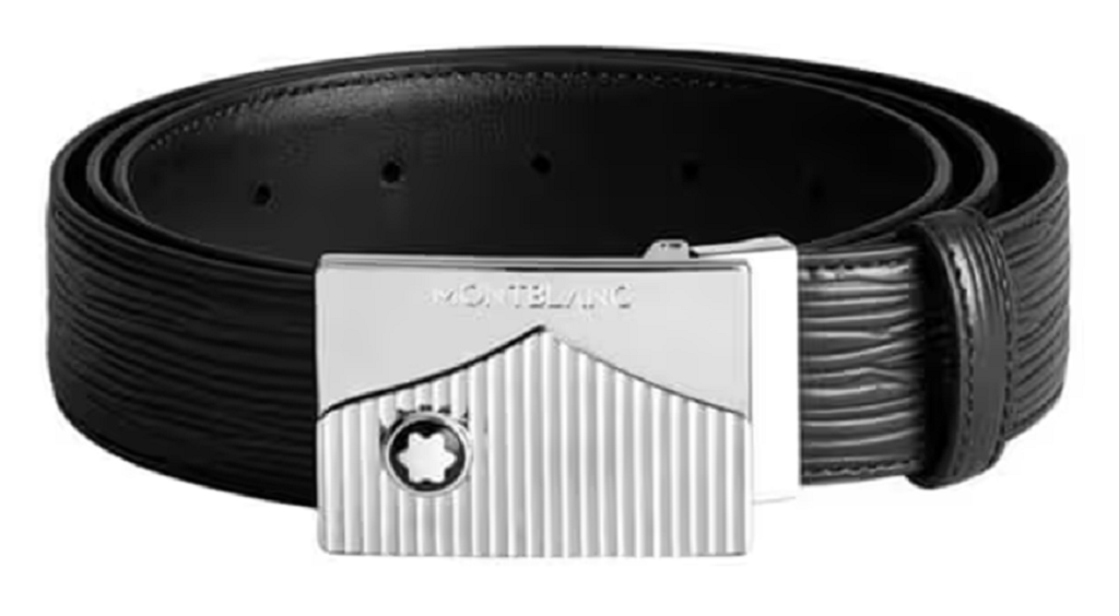 Thắt Lưng MontBlanc Leather Belt 'Black' 199092