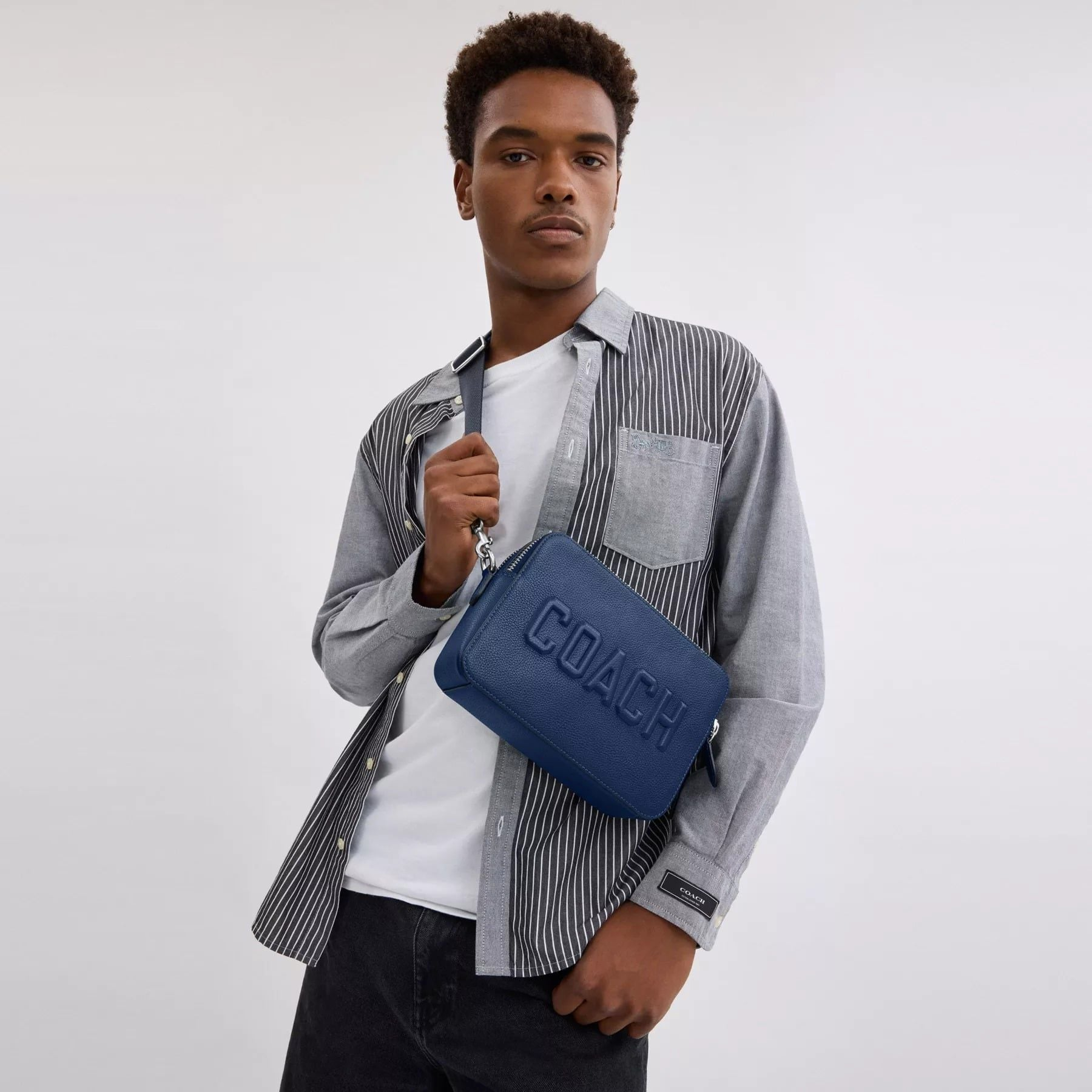 Alternative view of Túi Coach Graphic Charter Crossbody 'Navy' CV931-DEB