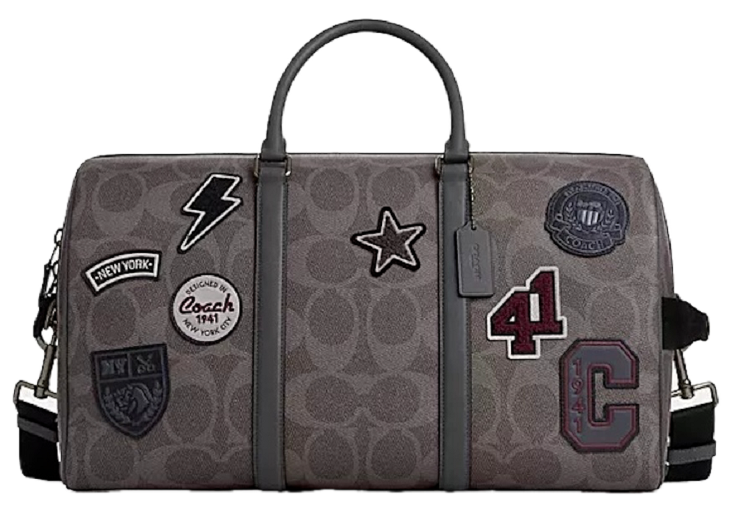 Túi Coach Venturer Bag In Maxi Signature 'Grey' CCG42-QBGRM