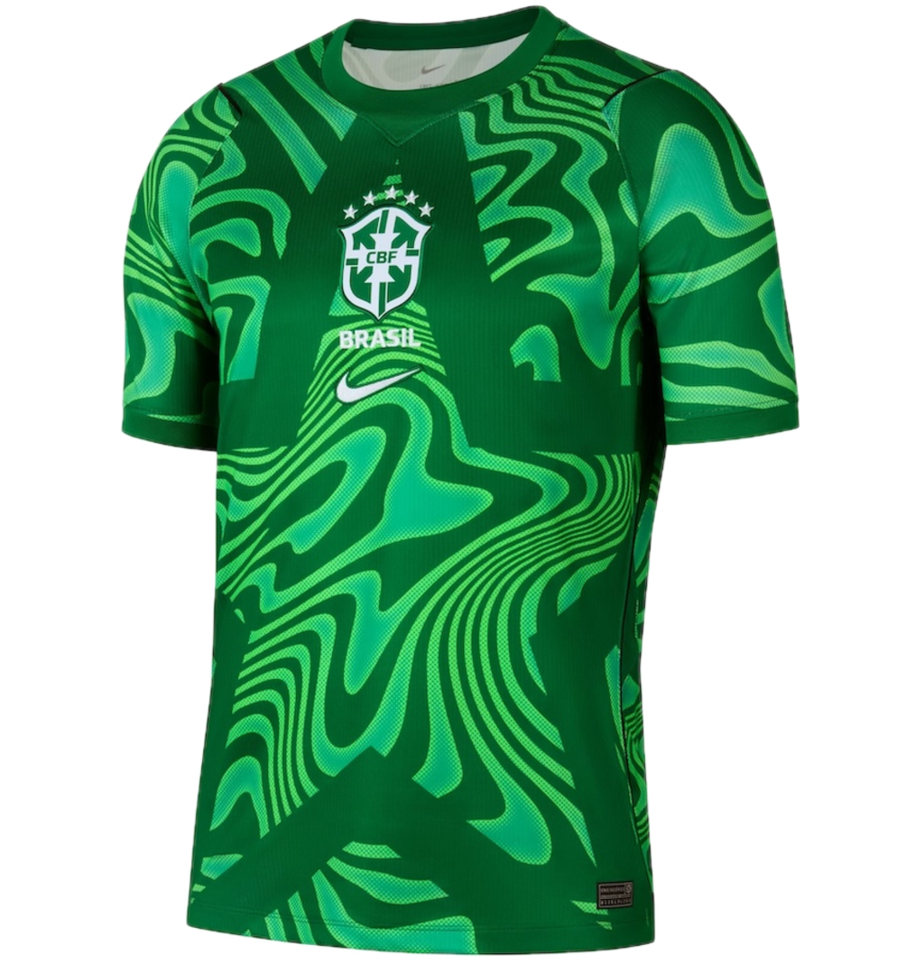 Áo Nike Brazil 2026 Stadium Goalkeeper 'Green' IB5267-302