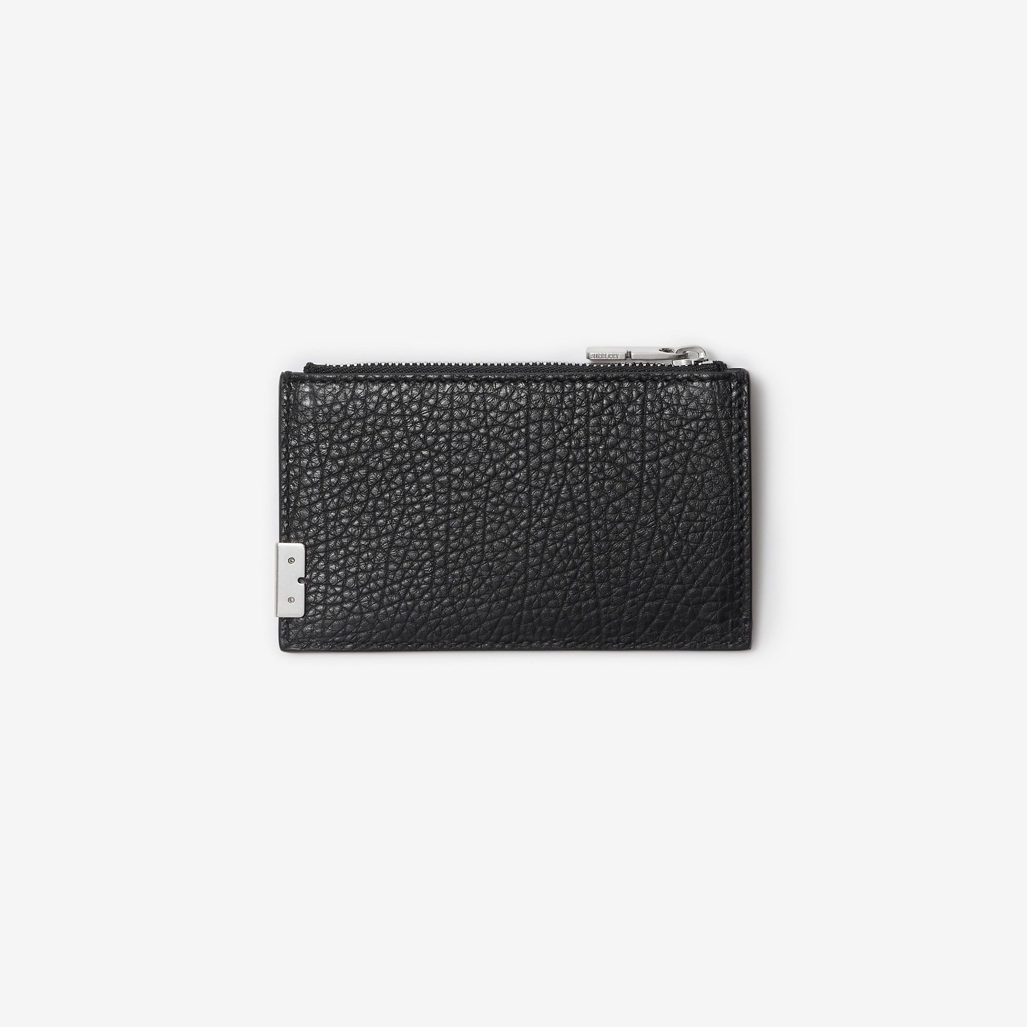 Alternative view of Ví Burberry Leather Zip Card Case 'Black' 80825781