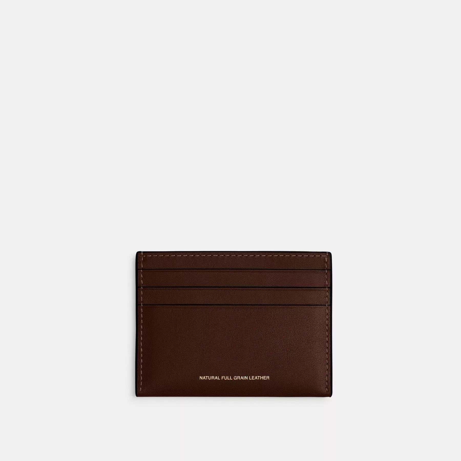 Alternative view of Ví Coach Leather Card Case 'Brown' CZ000-MPL