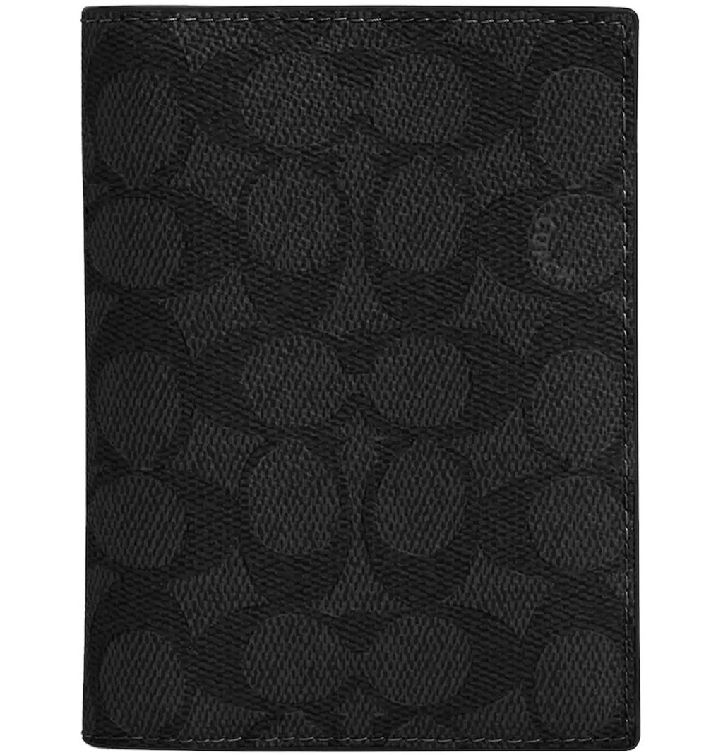 Ví Coach Passport Card Case 'Black' CW170-QBMI5