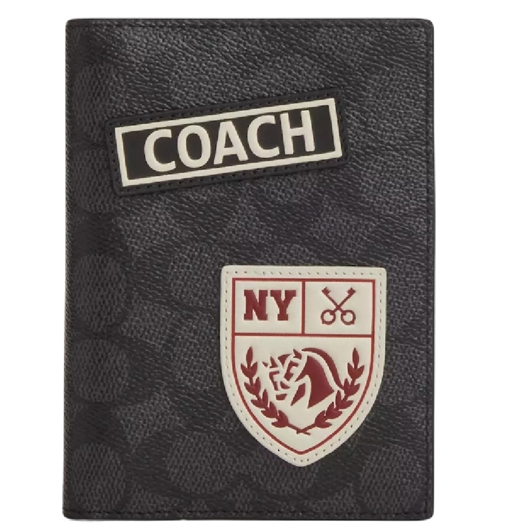 Ví Coach Passport Card Case 'Black' CY902-QBA5F