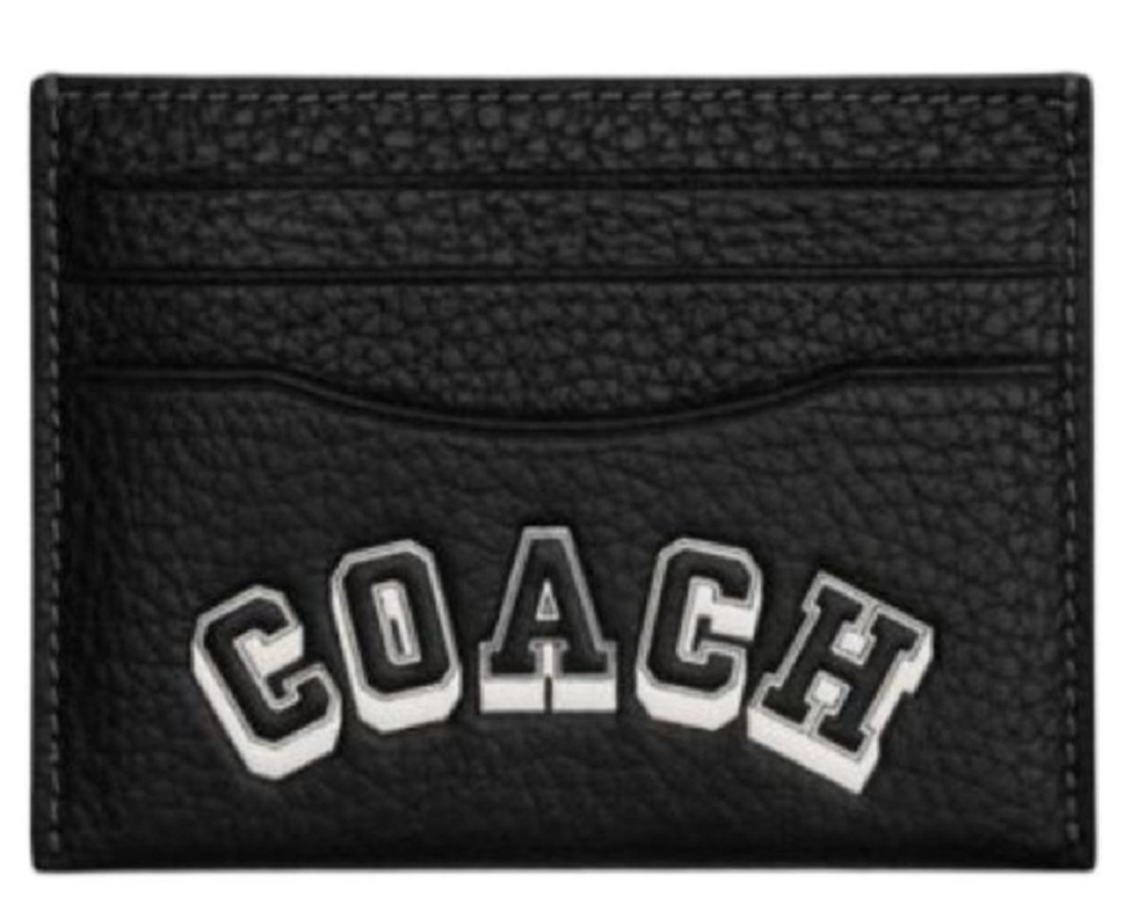 Ví Coach Signature Slim Card Case 'Black' CAK21-L77