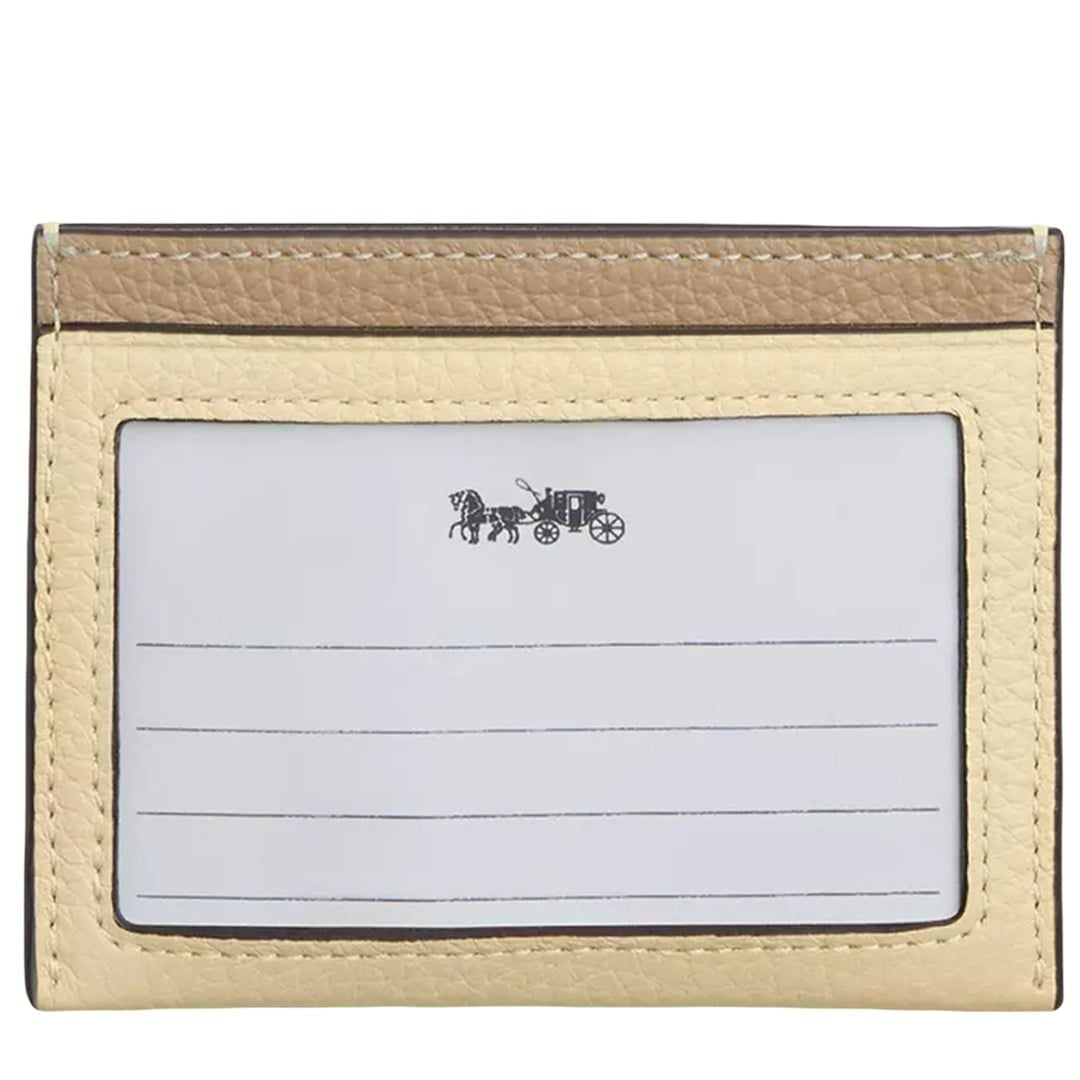 Alternative view of Ví Coach Slim Card Case 'Beige' CAT71-SVZ3