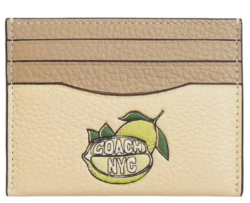 Ví Coach Slim Card Case 'Beige' CAT71-SVZ3