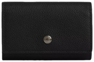 Ví Coach Smooth Leather Key Pouch 'Black' CX142-QBBK