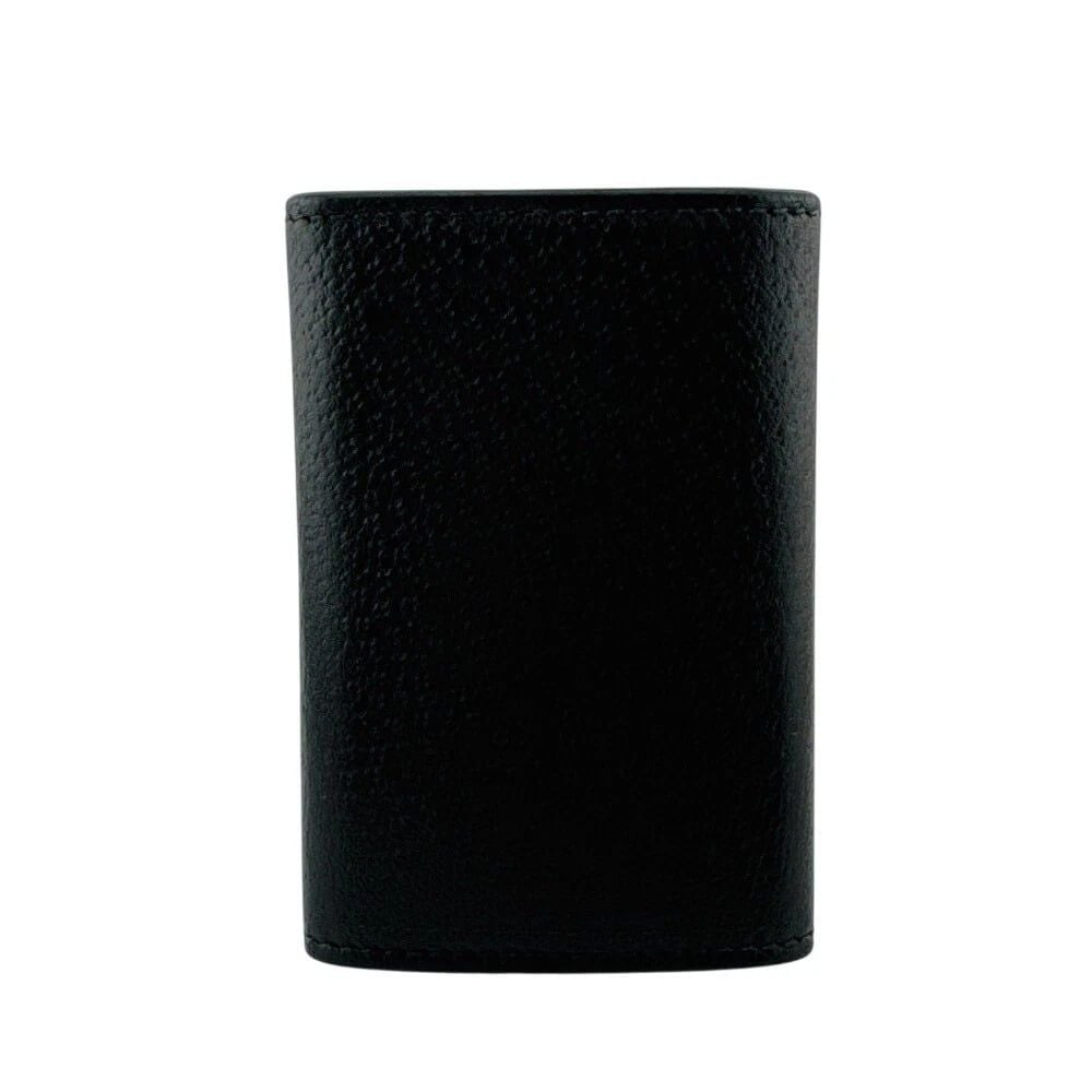 Alternative view of Ví Gucci Bee Motif Leather Key Pouch 'Black' 523683-DJ20T-1000