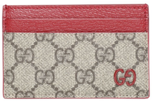 Ví Gucci Monogram Card Holder 'Beige Red' 768248-FACQC-9752