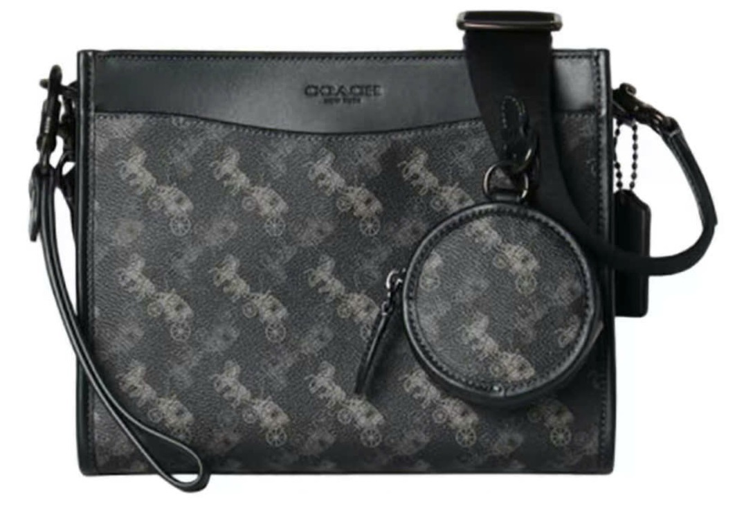 Túi Coach Hitch 25 Cross Body Shoulder 'Black' CW667-CHR