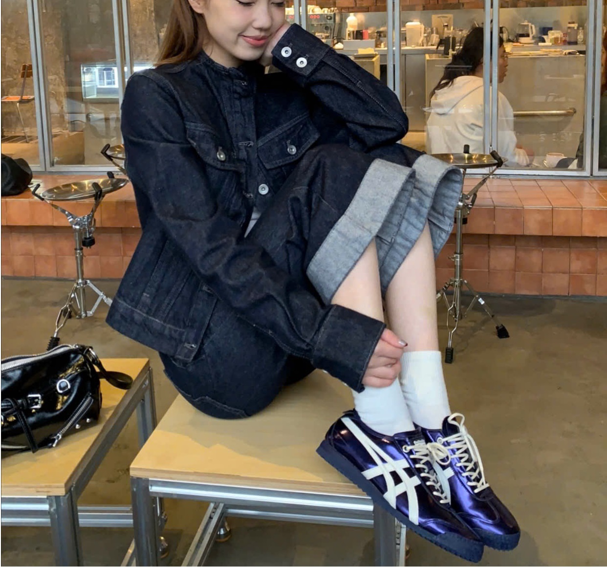 Alternative view of Giày Onitsuka Tiger Mexico 66 SD 'Navy' 1183C468-400