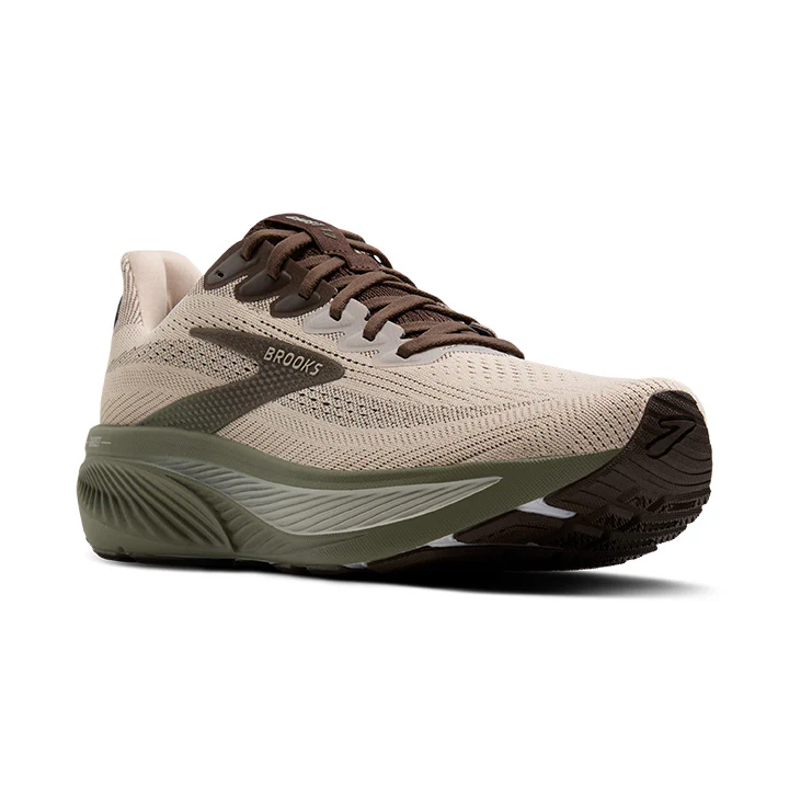Alternative view of Giày Brooks Ghost 17 'Grey Brown Olive' 110442-1D-297