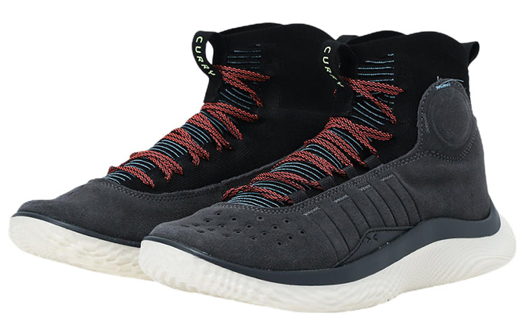Alternative view of Giày Under Armour Curry 4 Flotro 'Grey Black' 3024861-101