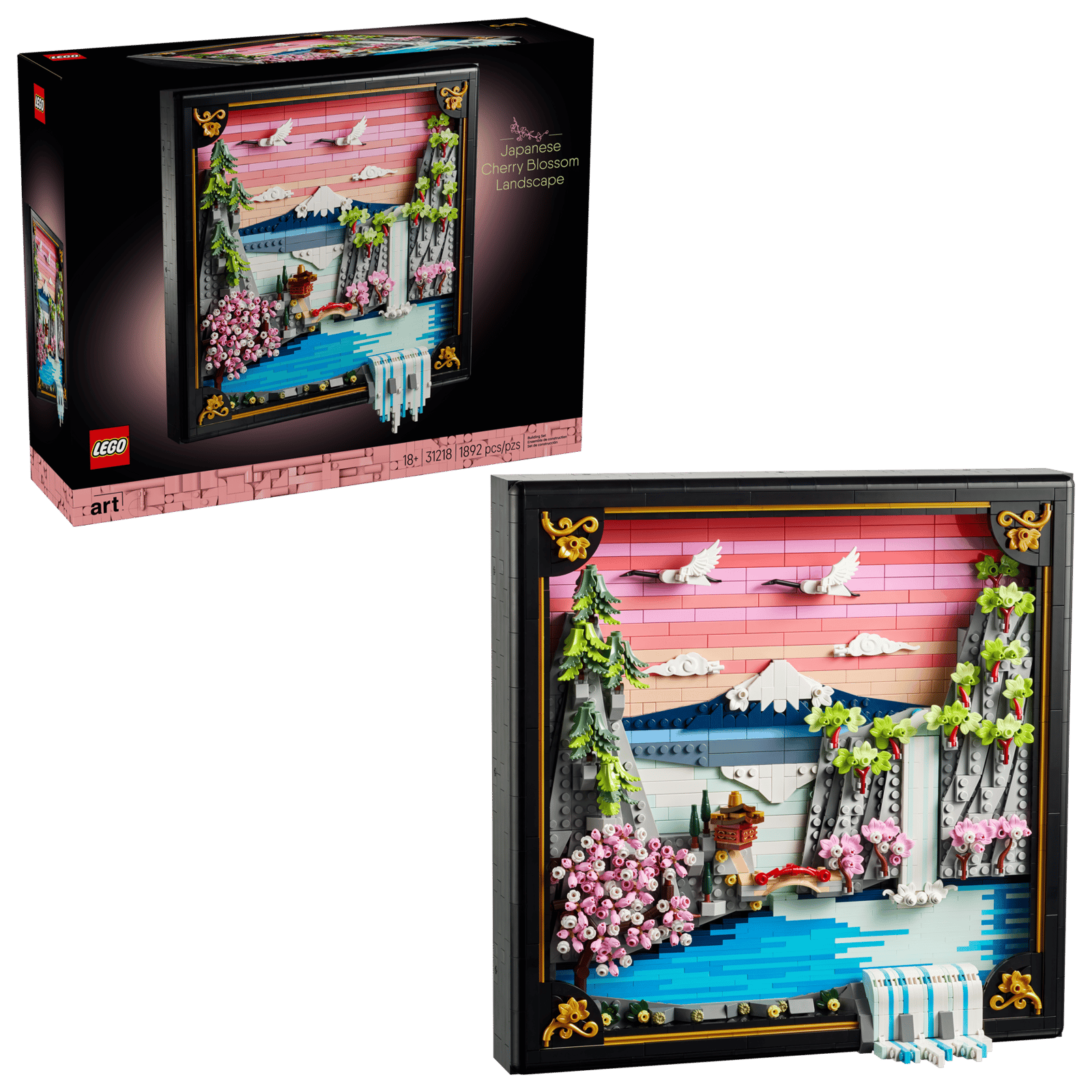 Alternative view of Mô Hình Lego Japanese Cherry Blossom Landscape 31218