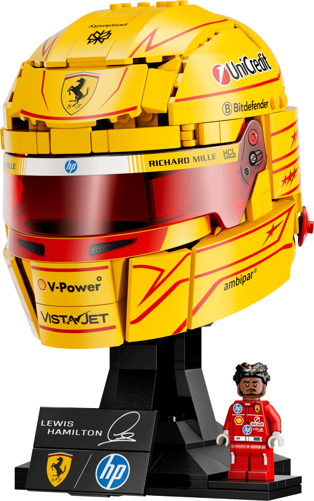 Mô Hình Lego Scuderia Ferrari HP Lewis Hamilton Helmet 43022
