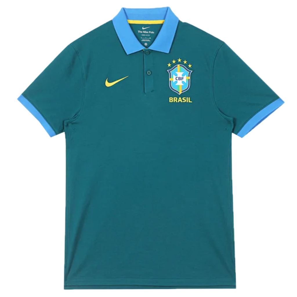 Áo Nike Brazil The Nike Polo 'Geode Teal' IB6200-381