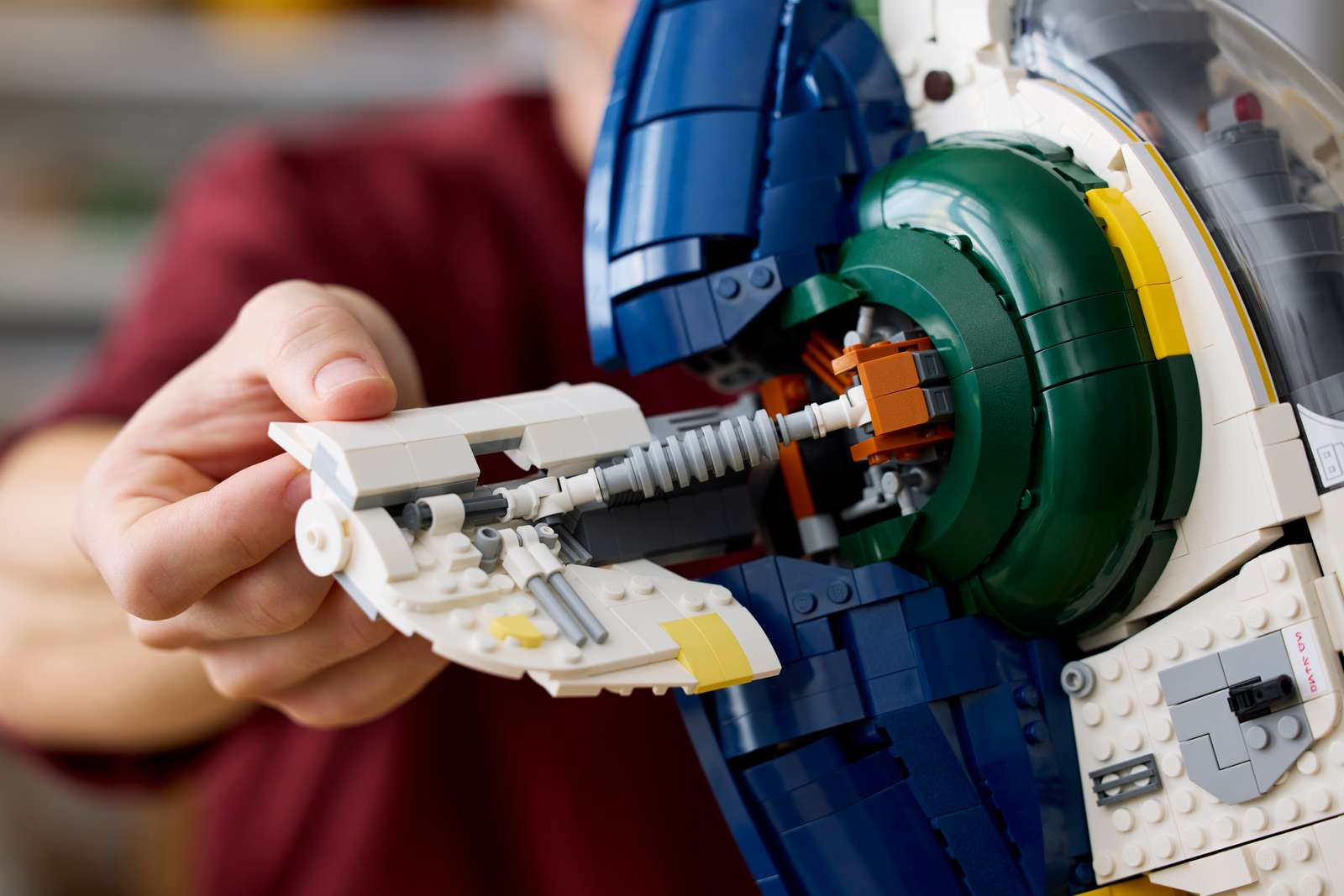 Alternative view of Mô Hình Lego Jango Fett's Firespray-Class Starship 75409