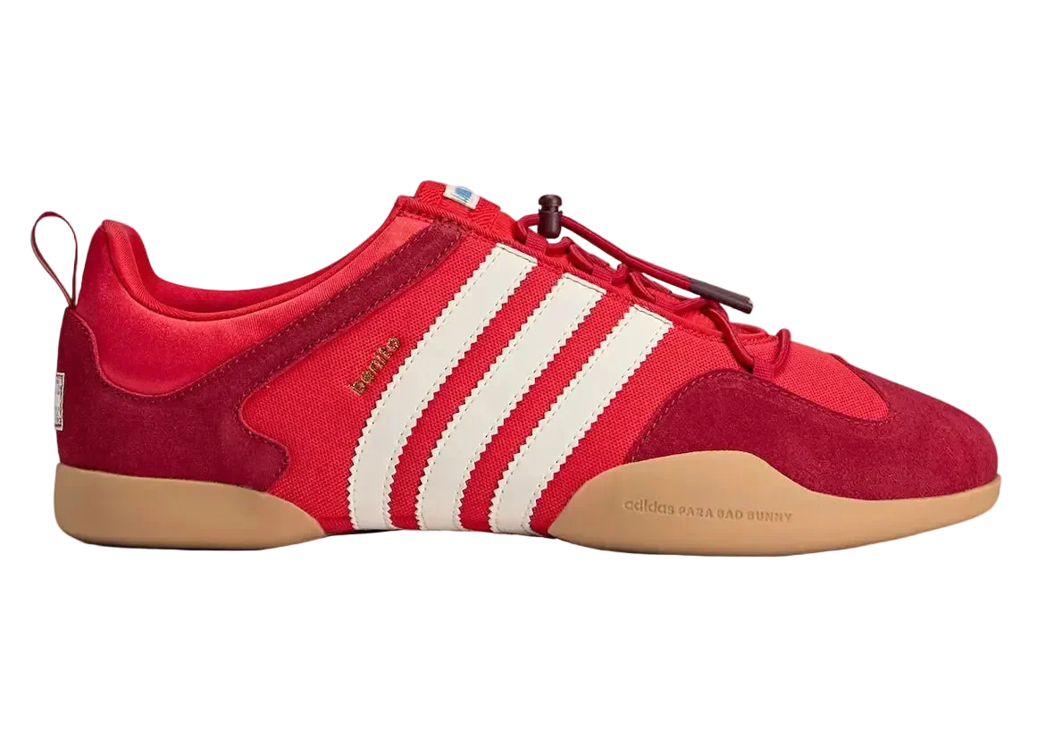 Bad Bunny x Adidas “Vivid Red” lấy cảm hứng từ những cây phượng vĩ của Puerto Rico