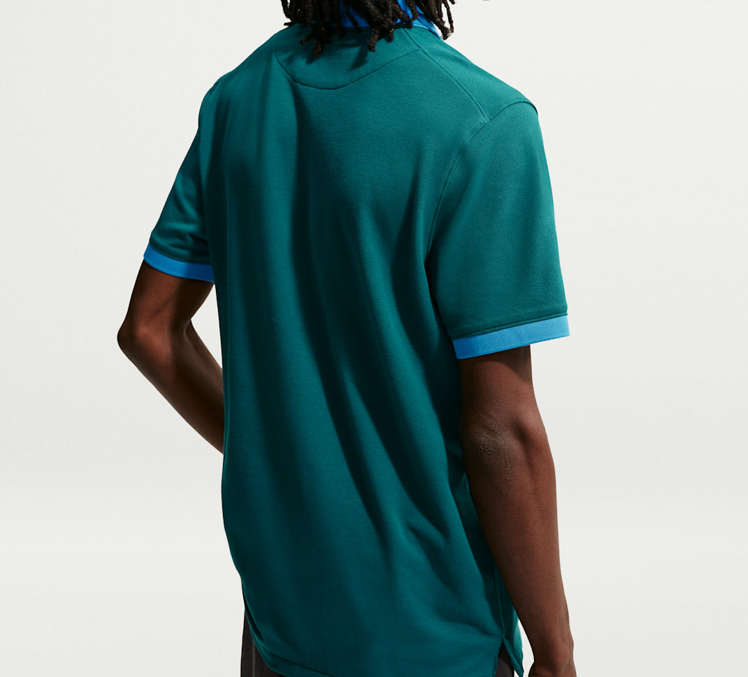 Alternative view of Áo Nike Brazil The Nike Polo 'Geode Teal' IB6200-381