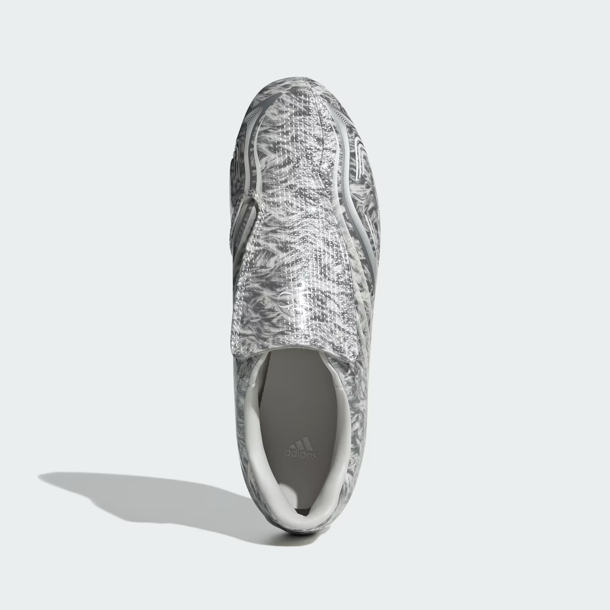 Alternative view of Giày Adidas Taekwondo F50 'Silver Metallic Grey' IH6861