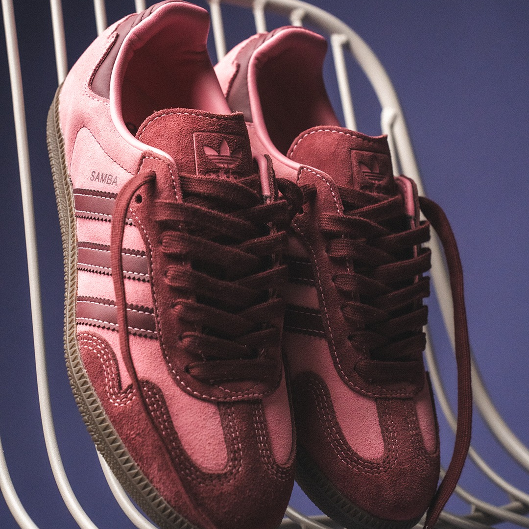 Alternative view of Giày Adidas Samba OG 'Pink Spark Shadow Red' IH6704