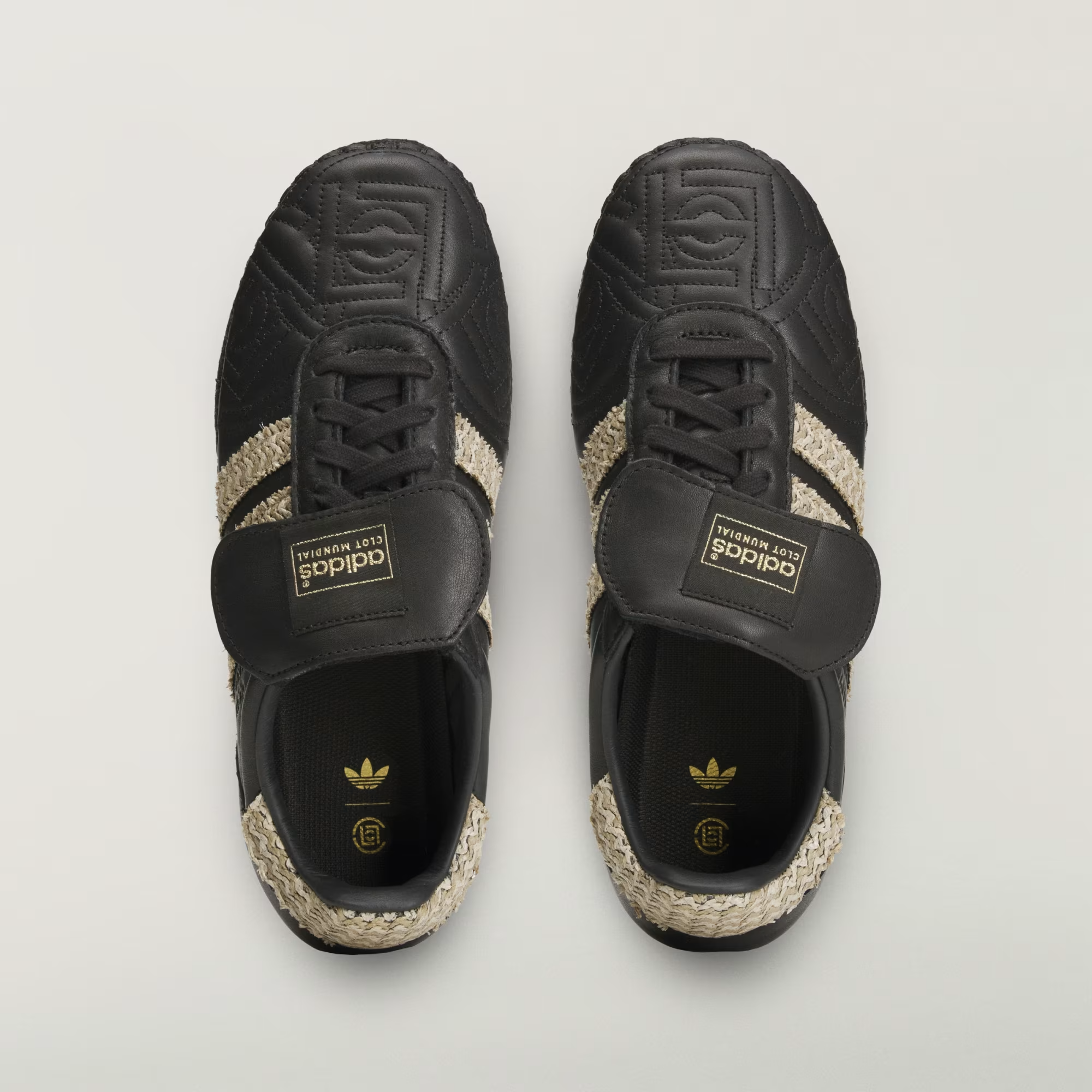 Alternative view of Giày Adidas CLOT Mundial 'Black Beige' JQ6823