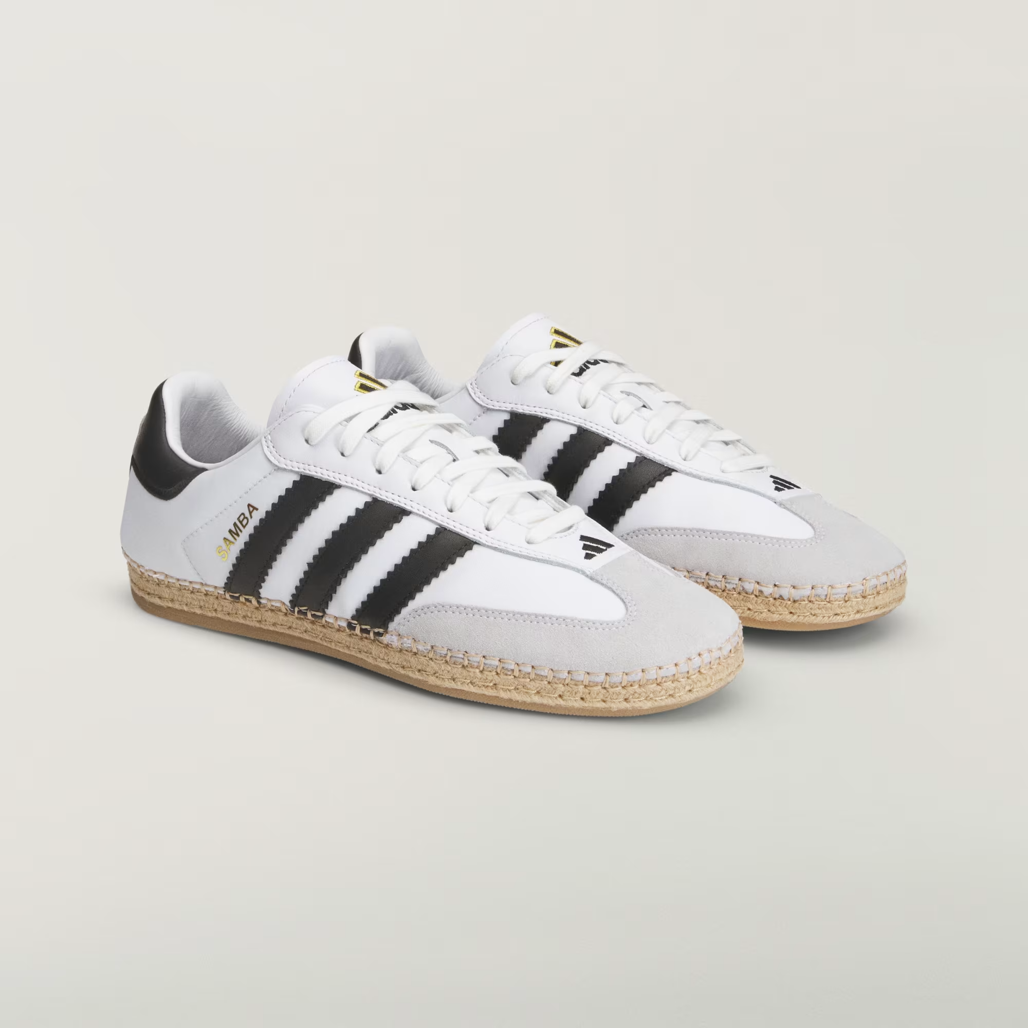 Giày Adidas Samba Espadrille 'White Black' KJ0274 - Ảnh 3