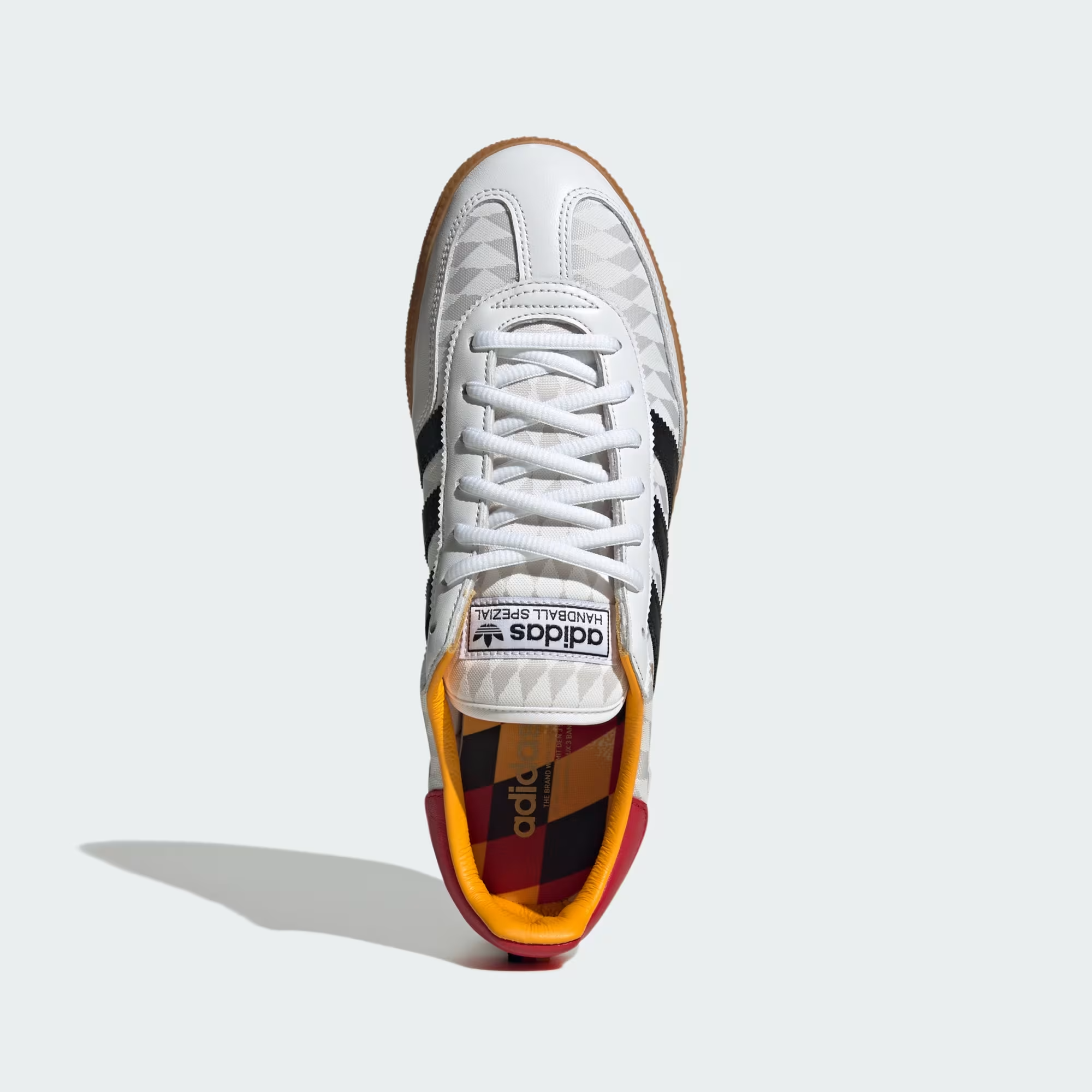 Alternative view of Giày Adidas Handball Spezial 'White Black Bold Red' KI6052