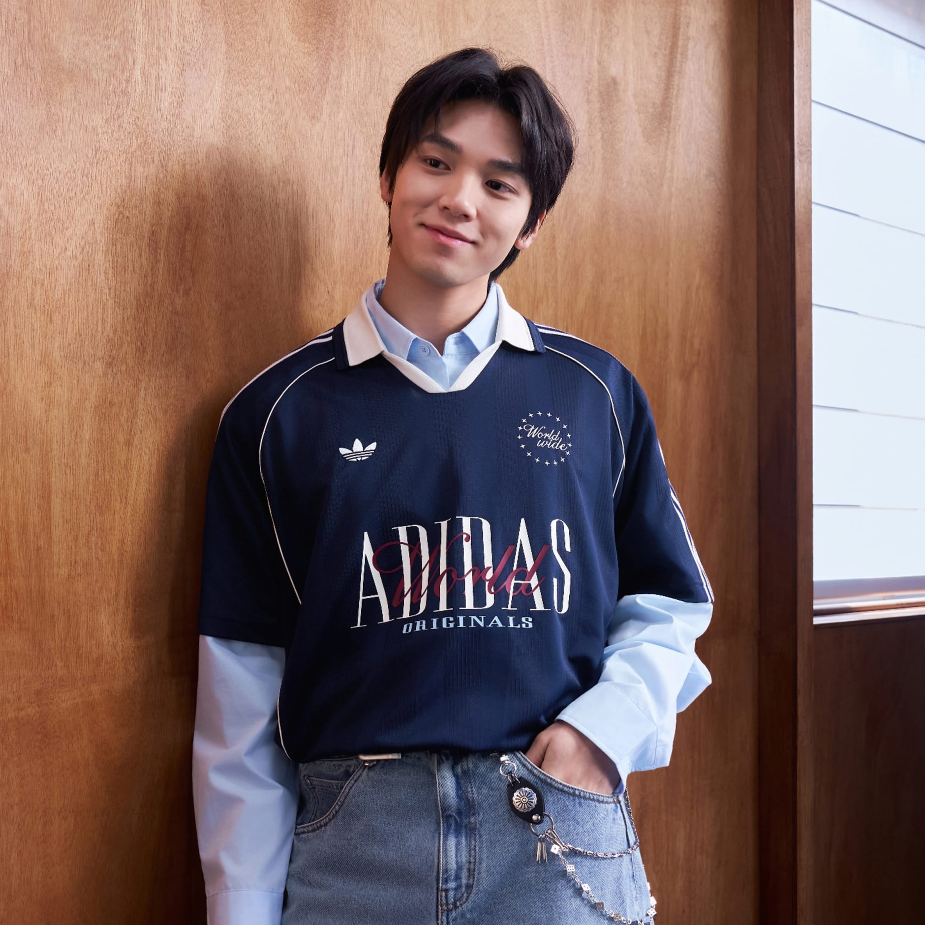 Alternative view of Áo Adidas BLK Polo Shirt 'Night Indigo' KY2192