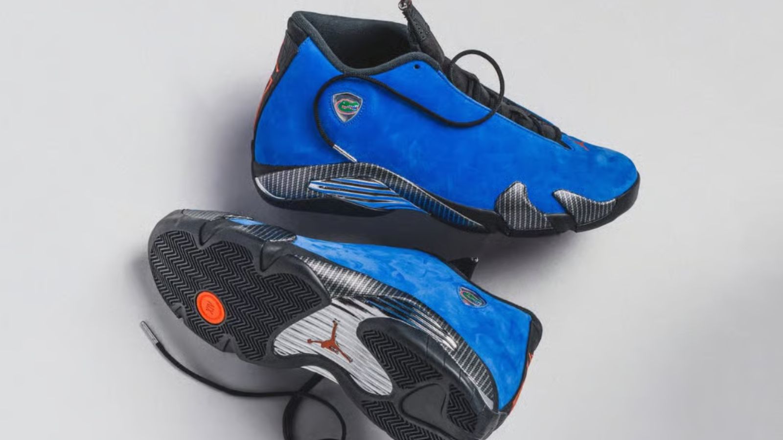 Hinh anh 3: Air Jordan 14 Florida Gators PE voi phoi mau xanh cam dac trung