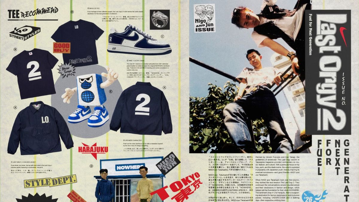 Hinh anh doi giay Nigo x Nike Air Force 1, bieu tuong van hoa streetwear Nhat Ban