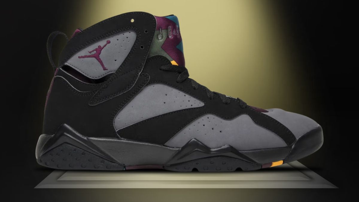 Hinh anh doi giay Air Jordan 7 phoi mau Hare noi bat