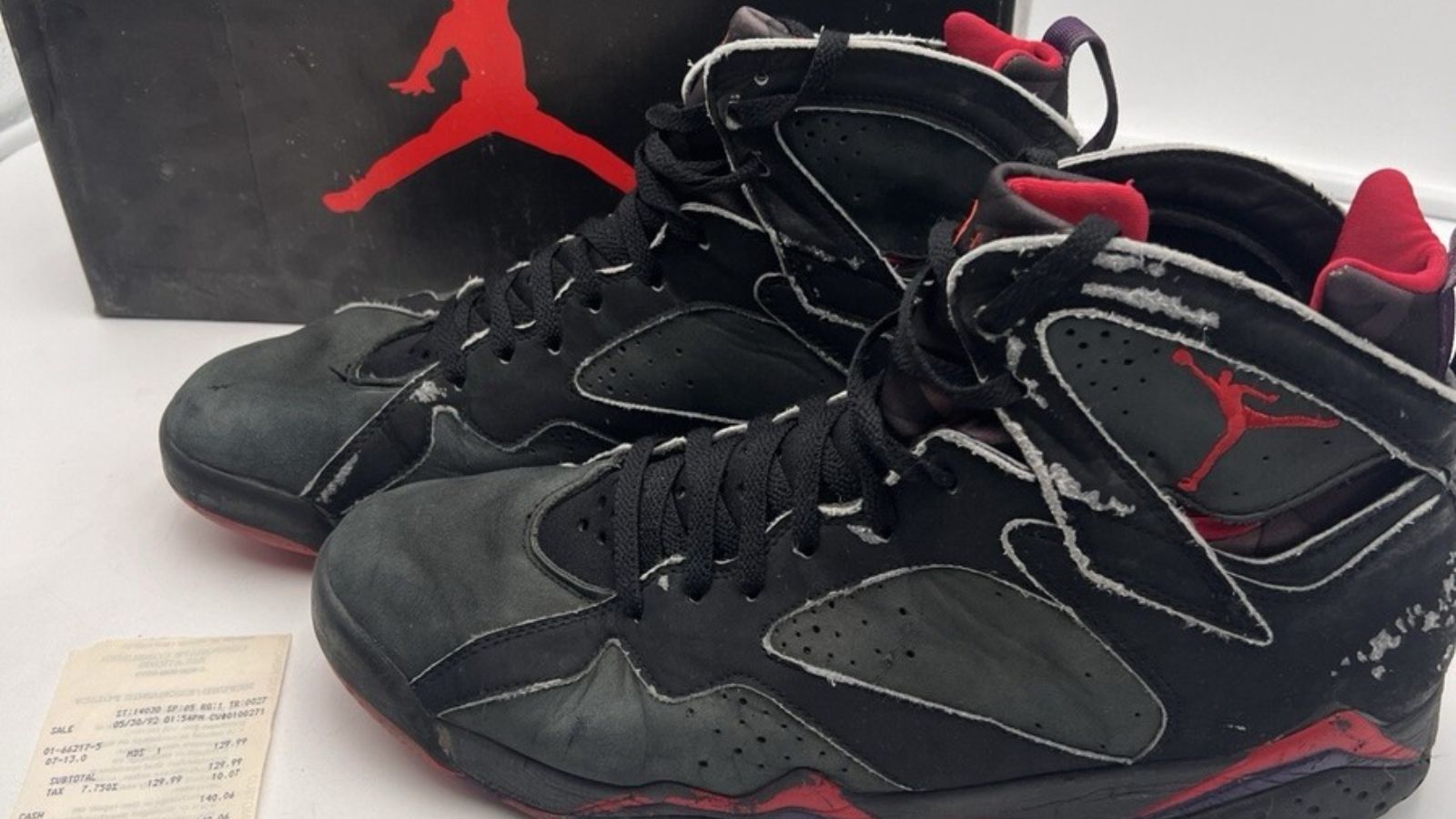 Hinh anh 4: Hinh anh doi giay Air Jordan 7 phoi mau Hare noi bat