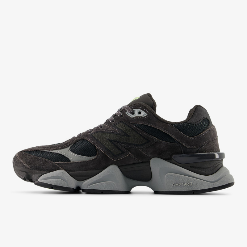 Alternative view of Giày New Balance 9060 'Black Cement Dry Lime' U90602P8