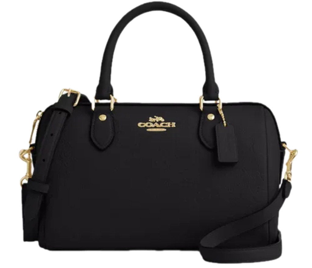 Túi Coach Rowan Satchel Handle Bag 'Black' CV403