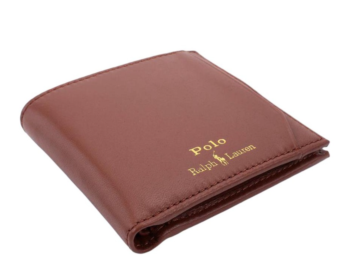 Alternative view of Ví Polo Ralph Lauren Leather Wallet 'Brown' 405963229002