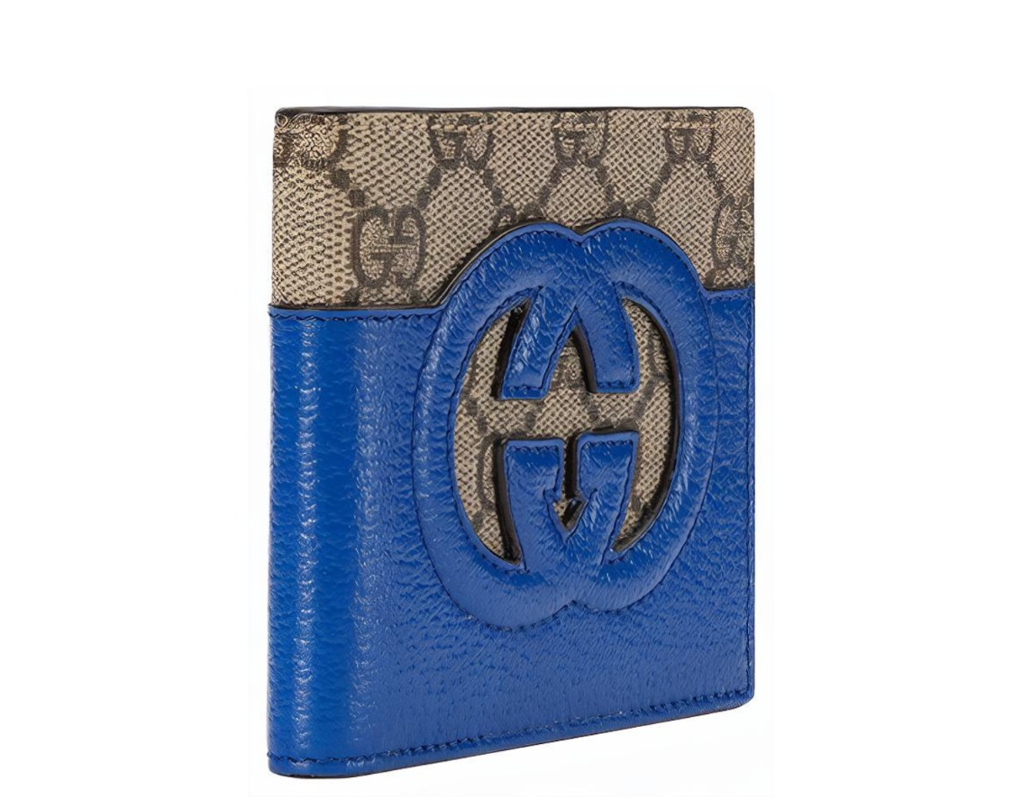 Alternative view of Ví Gucci Interlocking G Wallet 'Blue' 701420-K9GSG-9972