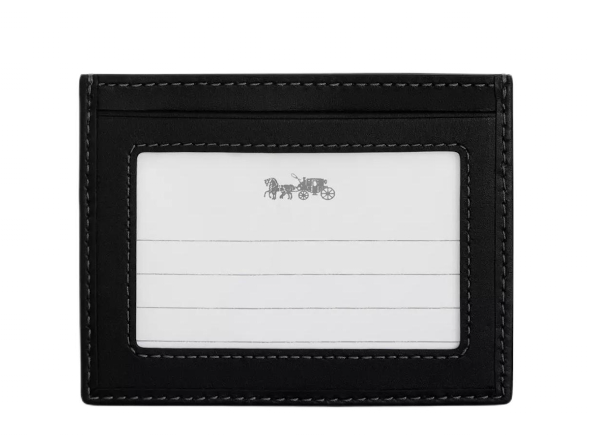 Alternative view of Ví Coach Slim Id Card Case 'Black' CAJ47-BLK