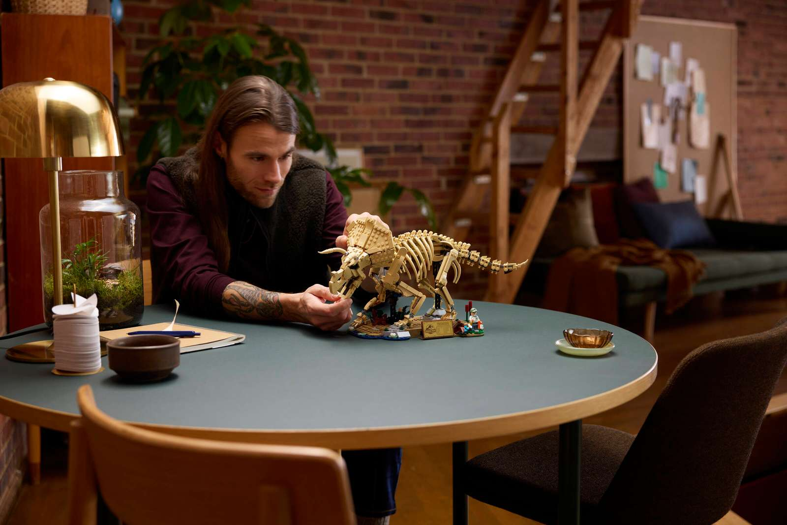 Alternative view of Mô Hình Lego Dinosaur Fossils: Triceratops 77985