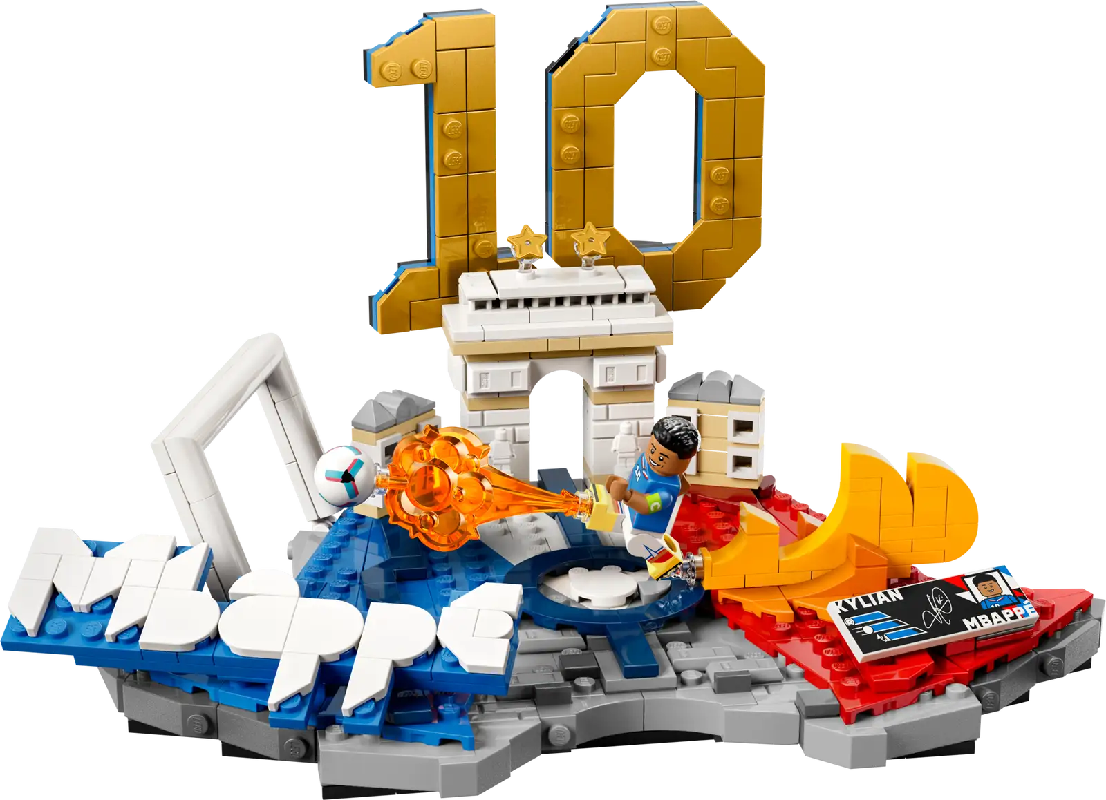 Mô Hình Lego Kylian Mbappé – Soccer Highlights 43013