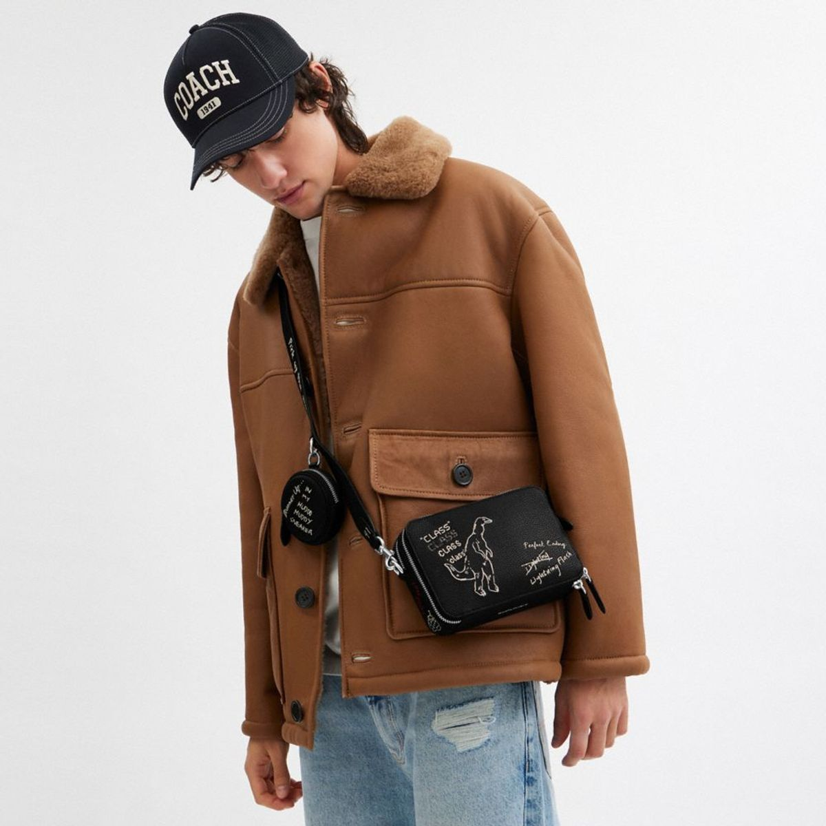 Alternative view of Túi Coach Charter Slim Crossbody Bag 'Black' CAM96-BLC