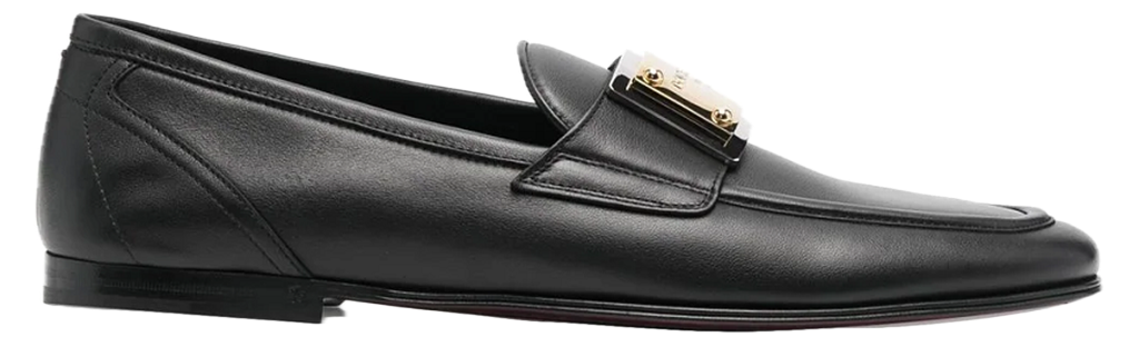 Giày Dolce Gabanna Leather Loafers ‘Black’ A50483AE102